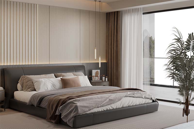 现代卧室背景 I 藏在细节里的精致主义