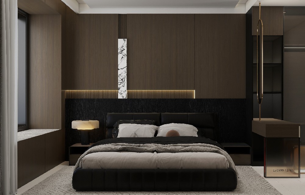 现代卧室背景墙：藏在细节里的睡眠美学